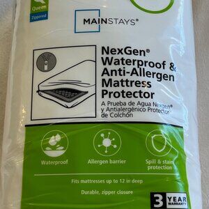 3 for $10 -- NWT Waterproof Anti-Allergen Zipper Mattress Protector - QUEEN